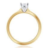 0.50 Carat Oval Diamond Solitaire Engagement Ring in 18k Gold from LeGassick Jewellery Gold Coast, Australia.