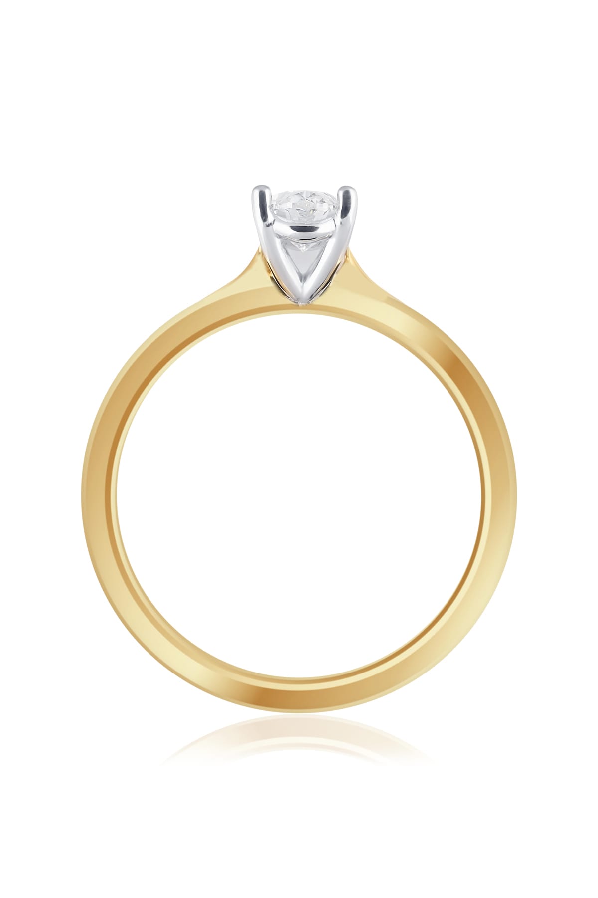 0.50 Carat Oval Diamond Solitaire Engagement Ring in 18k Gold from LeGassick Jewellery Gold Coast, Australia.