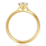 0.50 Carat Round Brilliant Cut Diamond Solitaire Engagement Ring in 18k Gold from LeGassick Jewellery Gold Coast, Australia.