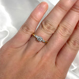 0.53CT DIAMOND RING SET WITH TAPPER CUT DIAMONDS available at LeGassick Diamonds and Jewellery Gold Coast, Australia.
