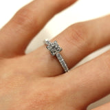 0.70 Carat Princess Cut Diamond Ring from LeGassick Jewellery, Gold Coast, Australia.