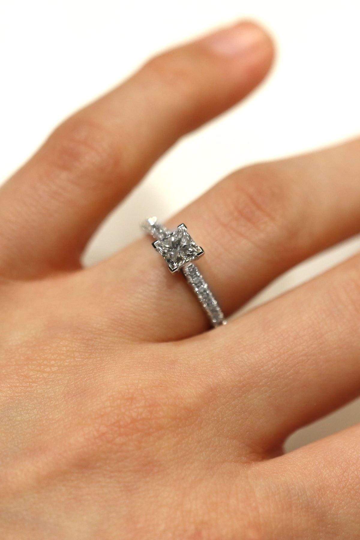 0.70 Carat Princess Cut Diamond Ring from LeGassick Jewellery, Gold Coast, Australia.