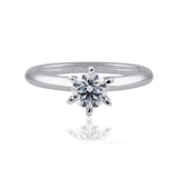0.70ct Diamond Solitaire Engagement Ring With 6 Claw Setting In White Gold from LeGassick Jewellery Gold Coast.