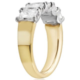2.5 Carat Five Stone Diamond Ring In Yellow & White Gold available from LeGassick Fine Jewellery, Gold Coast, Australia.