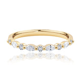 18ct Yellow Gold Marquise & Round Brilliant Diamond Ring from LeGassick.