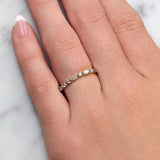 18ct Yellow Gold Marquise & Round Brilliant Diamond Ring from LeGassick.