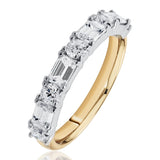 Modern Diamond Set Ring In Yellow and White Gold available from LeGassick Fine Jewellery, Gold Coast, Australia.