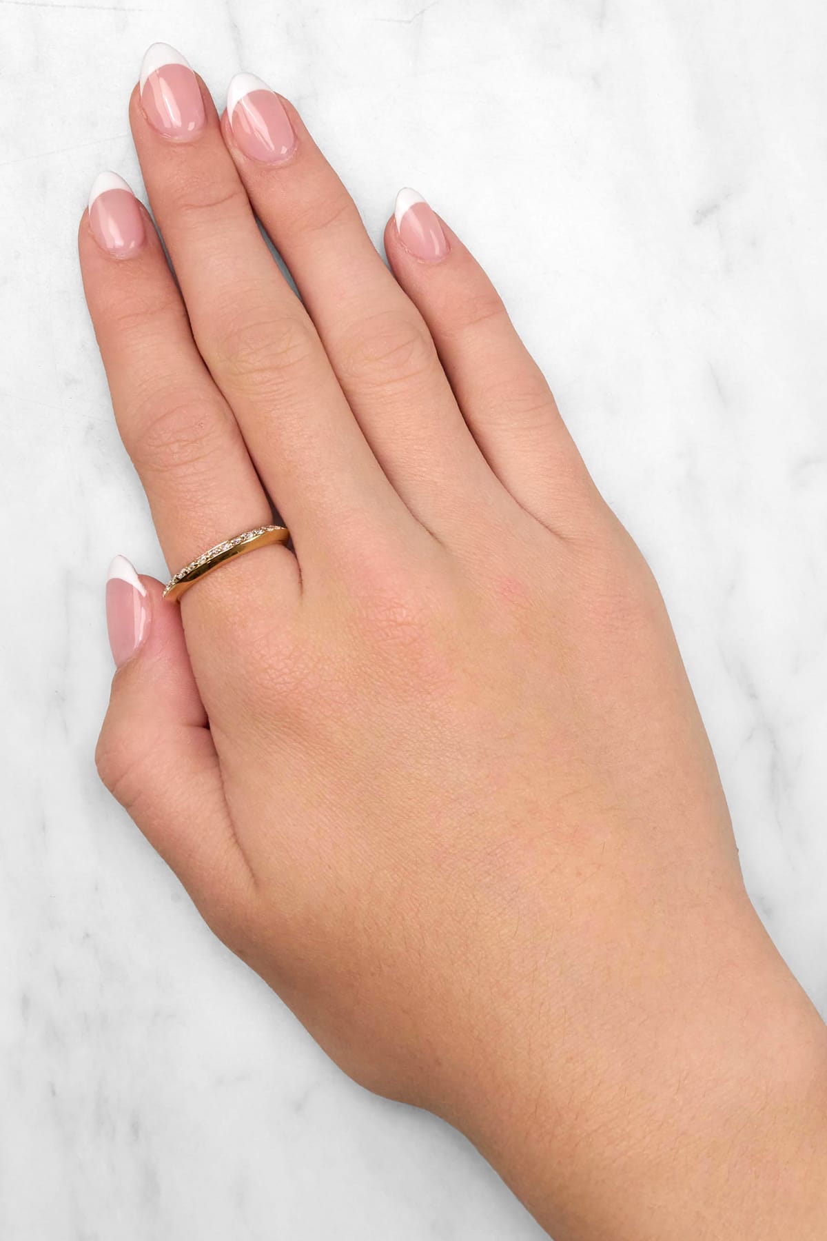 Timeless Diamond Bevel 18 Carat Gold Ring available from LeGassick Fine Jewellery.