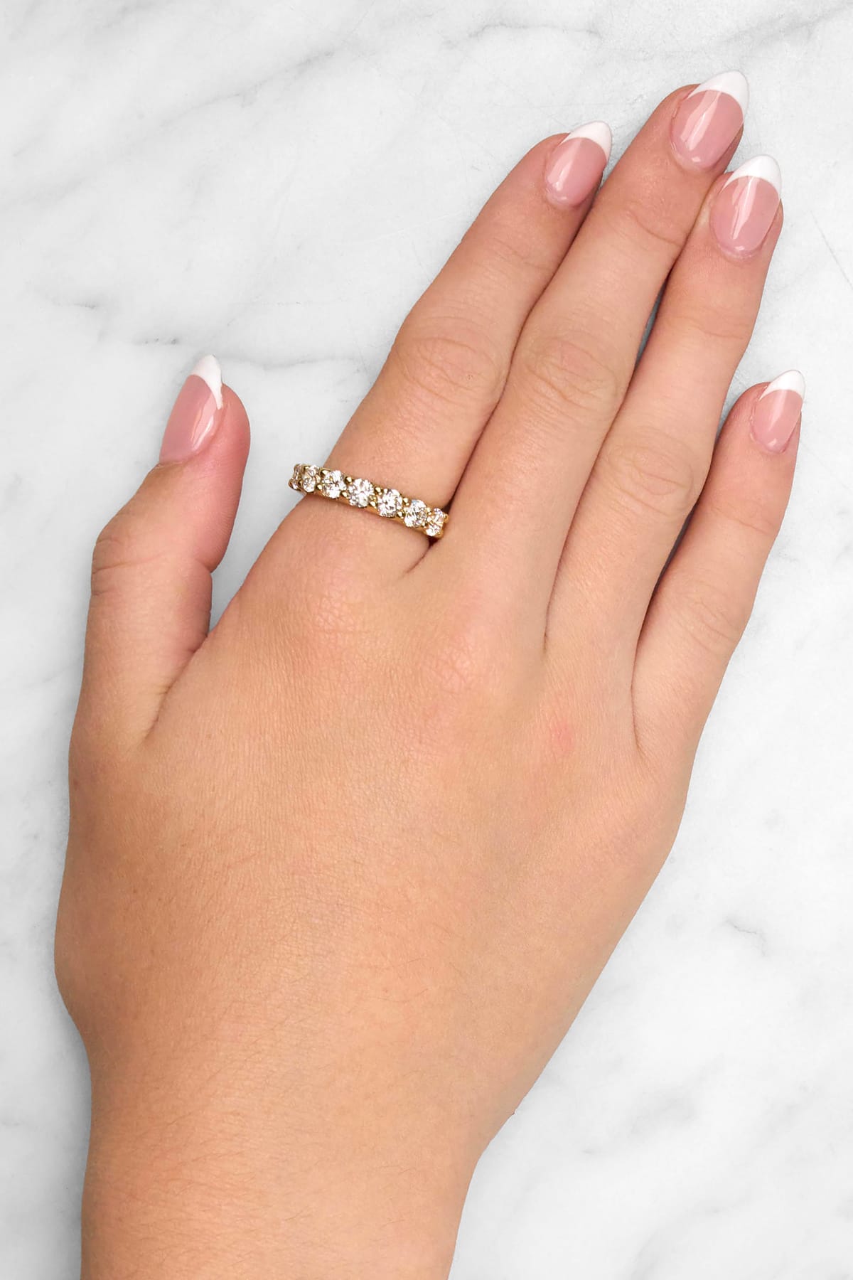 Seven-Stone Diamond Ring In 18ct Yellow Gold available from LeGassick Fine Jewellery, Gold Coast, Australia.