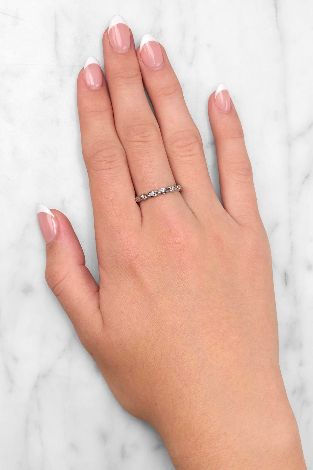Elegant White Gold Diamond Twist Ring available from LeGassick Fine Jewellery, Gold Coast, Australia.