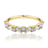 Marquise & Round Brilliant Diamond Ring In 18ct Yellow Gold from LeGassick