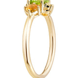Morganite, Sapphire & Diamond Dress Ring in 9ct Yellow Gold from LeGassick.