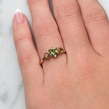 Morganite, Sapphire & Diamond Dress Ring in 9ct Yellow Gold from LeGassick.