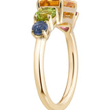 Radiant Multi-Gemstone Dress Ring in 9ct Yellow Gold from LeGassick.