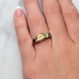 Radiant Multi-Gemstone Dress Ring in 9ct Yellow Gold from LeGassick.