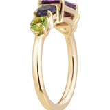 Vibrant Multi-Gemstone Dress Ring in 9ct Yellow Gold from LeGassick.
