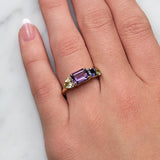Vibrant Multi-Gemstone Dress Ring in 9ct Yellow Gold from LeGassick.