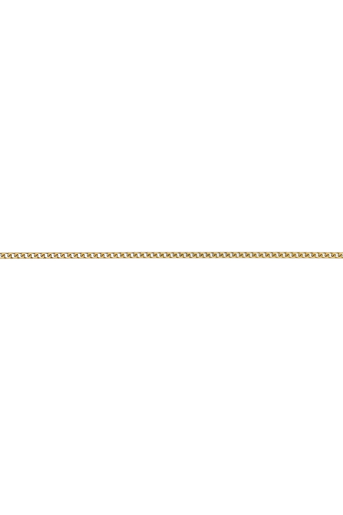 Gold chain on a white background