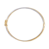 Elegant Fusion Crossover Hinged Bangle available from LeGassick Fine Jewellery.