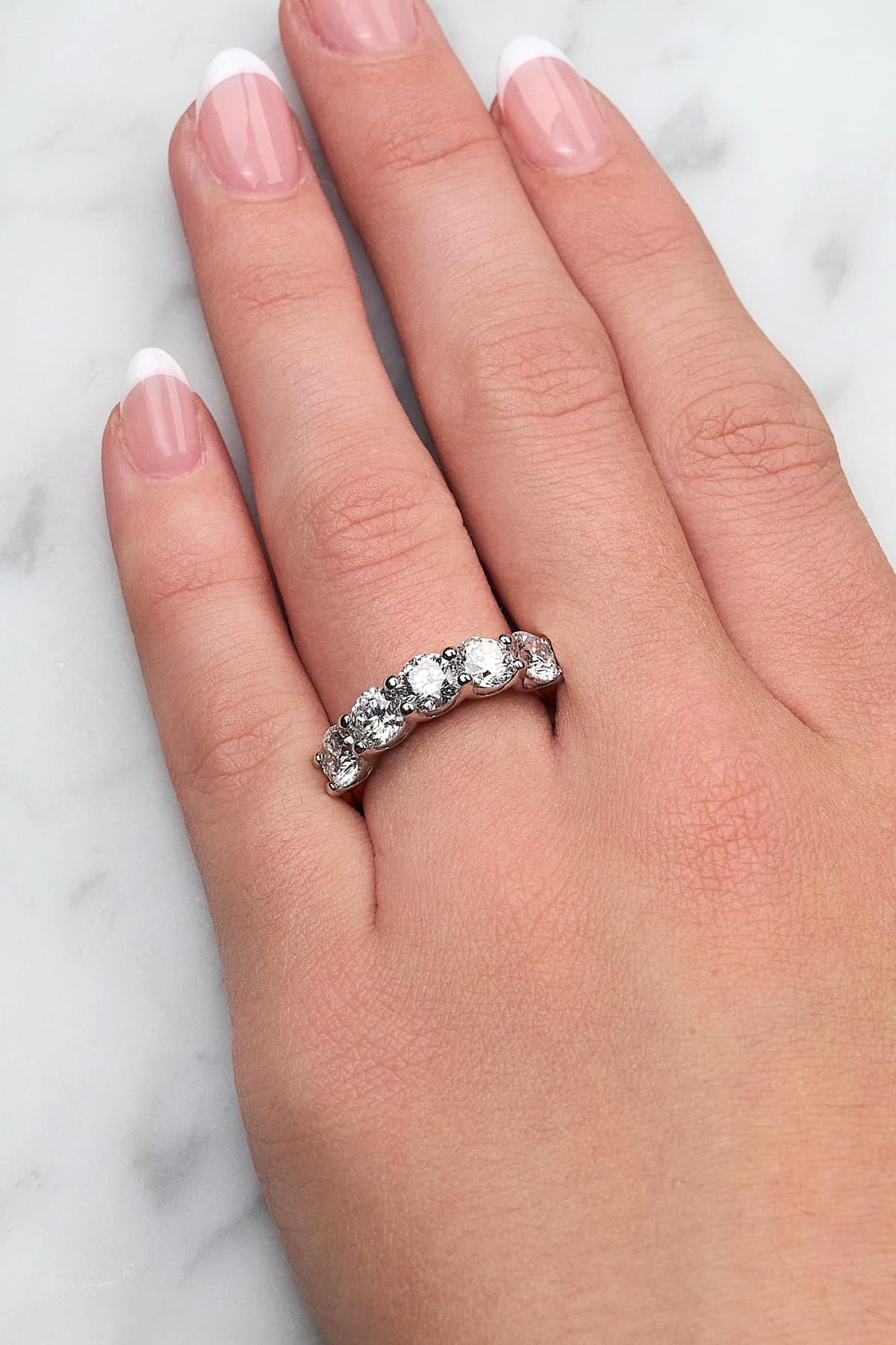 Felicity… 18ct Two-Tone 1.50 Carat Lab-Grown Diamond Set Ring from The Madison Collection.