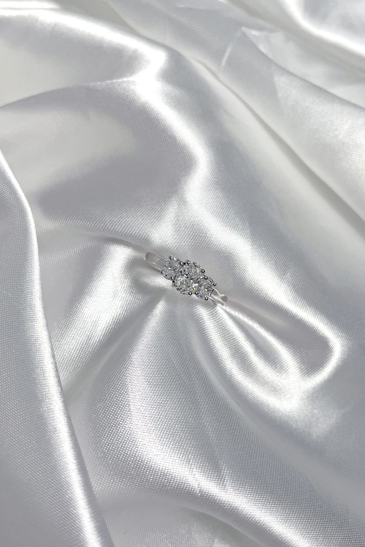 1.00ct Oval Diamond Ring set in 18ct White Gold available at LeGassick Diamonds and Jewellery Gold Coast, Australia.