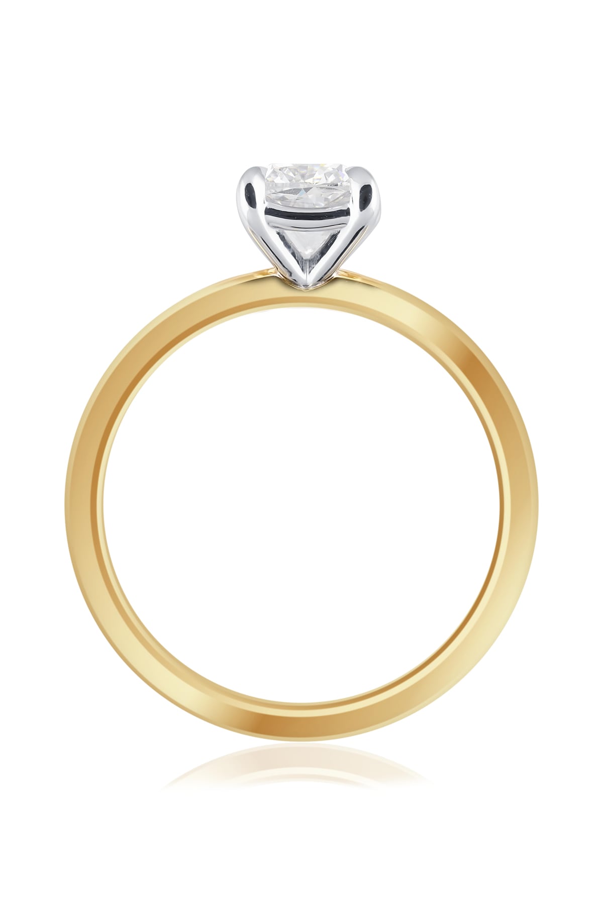 1 Carat Cushion Cut Diamond Solitaire Engagement Ring in 18k Gold from LeGassick Jewellery Gold Coast, Australia.