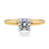 1 Carat Cushion Cut Diamond Solitaire Engagement Ring in 18k Gold from LeGassick Jewellery Gold Coast, Australia.