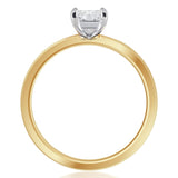 1 Carat Radiant Cut Diamond Solitaire Engagement Ring in 18k Gold from LeGassick Jewellery Gold Coast, Australia.