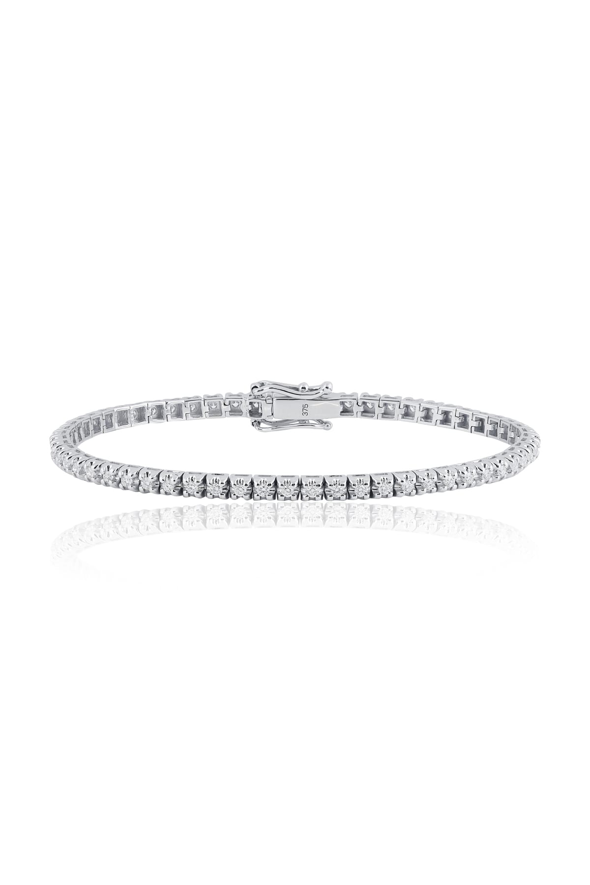 1 Carat Diamond Tennis Bracelet In White Gold from LeGassick Jewellery, Pacific Fair and Runaway Bay.