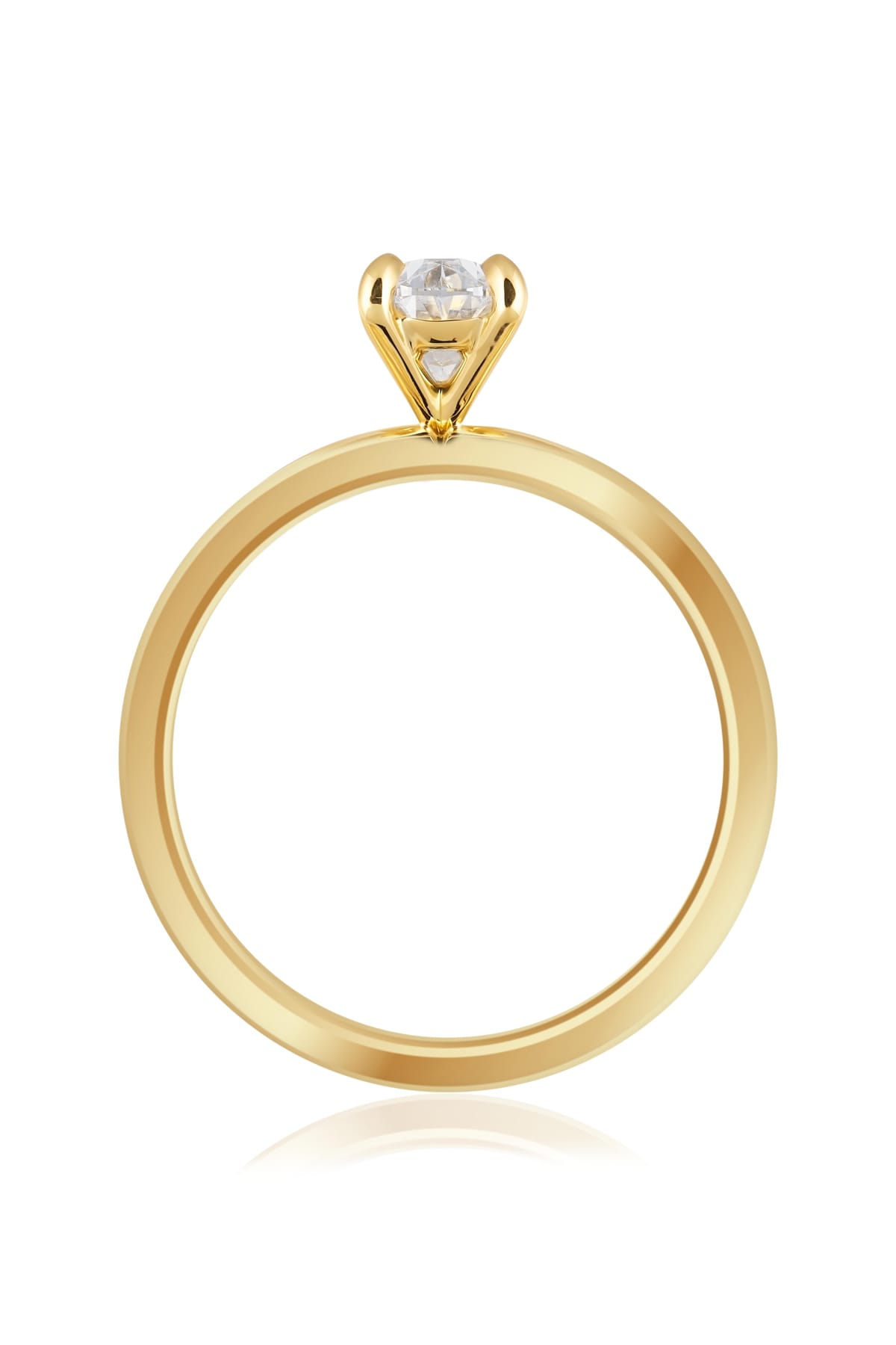 1.22 Carat Oval Diamond Solitaire Engagement Ring in 18k Gold from LeGassick Jewellery Gold Coast, Australia.