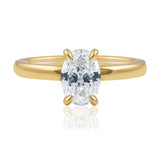 1.22 Carat Oval Diamond Solitaire Engagement Ring in 18k Gold from LeGassick Jewellery Gold Coast, Australia.