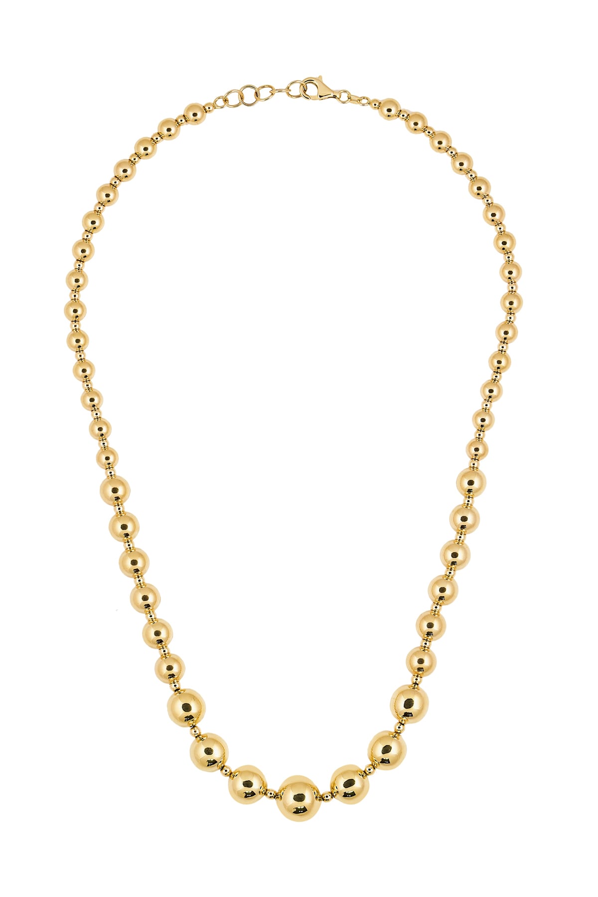 Italian Round Gold Bead Design Neckchain from LeGassick Fine Jewellery, Gold Coast, Australia.