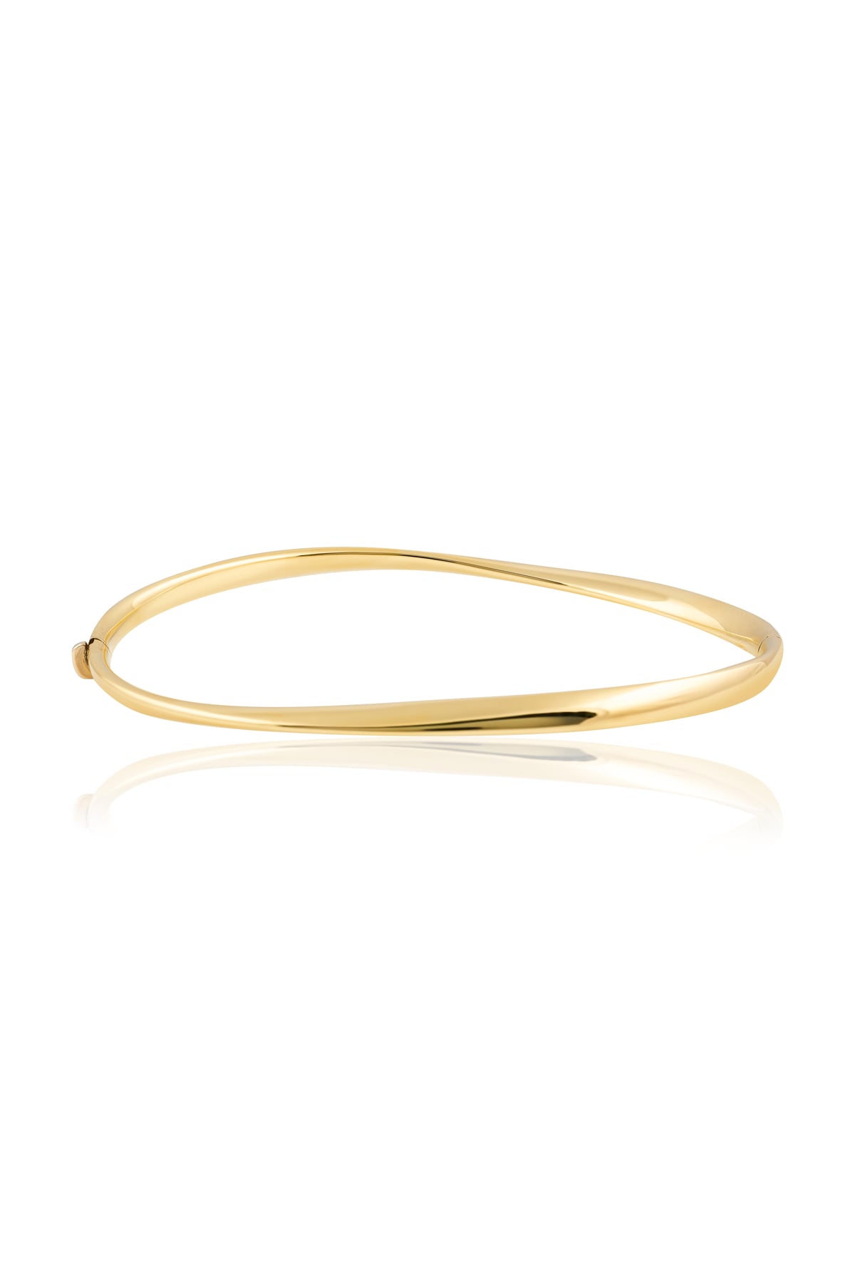 Yellow Gold Italian Designer Hinged Bangles from LeGassick Fine Jewellery, Gold Coast, Australia.