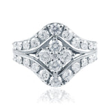 Stunning 1.73 Carat Diamond Set Ring In 18ct White Gold available from LeGassick Fine Jewellery, Gold Coast, Australia. Showrooms at Pacific Fair and Runaway Bay Centre.