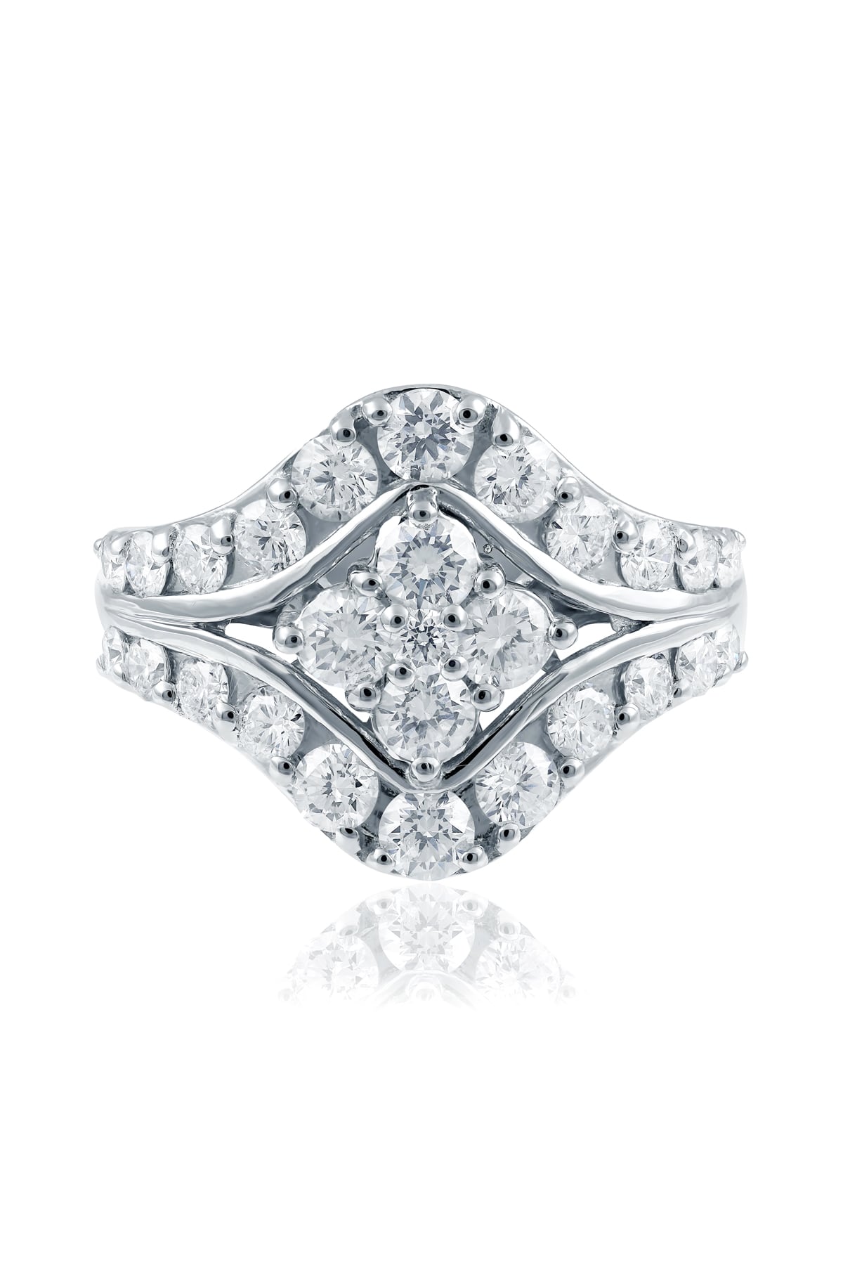 Stunning 1.73 Carat Diamond Set Ring In 18ct White Gold available from LeGassick Fine Jewellery, Gold Coast, Australia. Showrooms at Pacific Fair and Runaway Bay Centre.