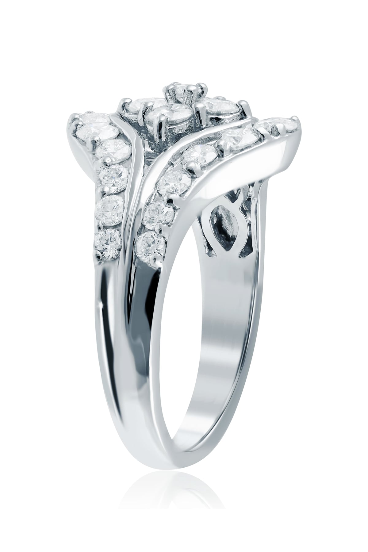 Stunning 1.73 Carat Diamond Set Ring In 18ct White Gold available from LeGassick Fine Jewellery, Gold Coast, Australia. Showrooms at Pacific Fair and Runaway Bay Centre.