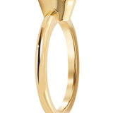 Yellow Gold 0.50ct Oval Cut FSI1 Rubover Set Diamond Ring from LeGassick Jewellery, Gold Coast, Australia.