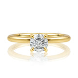Yellow Gold 0.50ct Round Cut FSI1 Claw Set Diamond Ring from LeGassick Jewellery, Gold Coast, Australia.