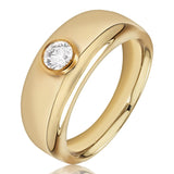 Diamond Bezel Set Ring In 18ct Yellow Gold available from LeGassick Fine Jewellery, Gold Coast, Australia. Showrooms at Pacific Fair and Runaway Bay Centre.