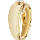 Diamond Bezel Set Ring In 18ct Yellow Gold available from LeGassick Fine Jewellery, Gold Coast, Australia. Showrooms at Pacific Fair and Runaway Bay Centre.
