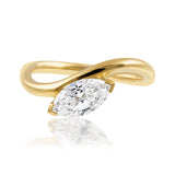 18ct Yellow Gold Marquise Diamond Set Ring available from LeGassick Fine Jewellery, Gold Coast, Australia. Showrooms at Pacific Fair and Runaway Bay Centre.