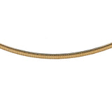 Reversible Omega Chain In 18ct Yellow & White Gold available from LeGassick Fine Jewellery, Gold Coast, Australia. Showrooms at Pacific Fair and Runaway Bay Centre.