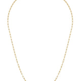 Yellow Gold 45cm Solid Long Open Oval Link 2.5mm Paperclip Chain from LeGassick Jewellery, Gold Coast, Australia.