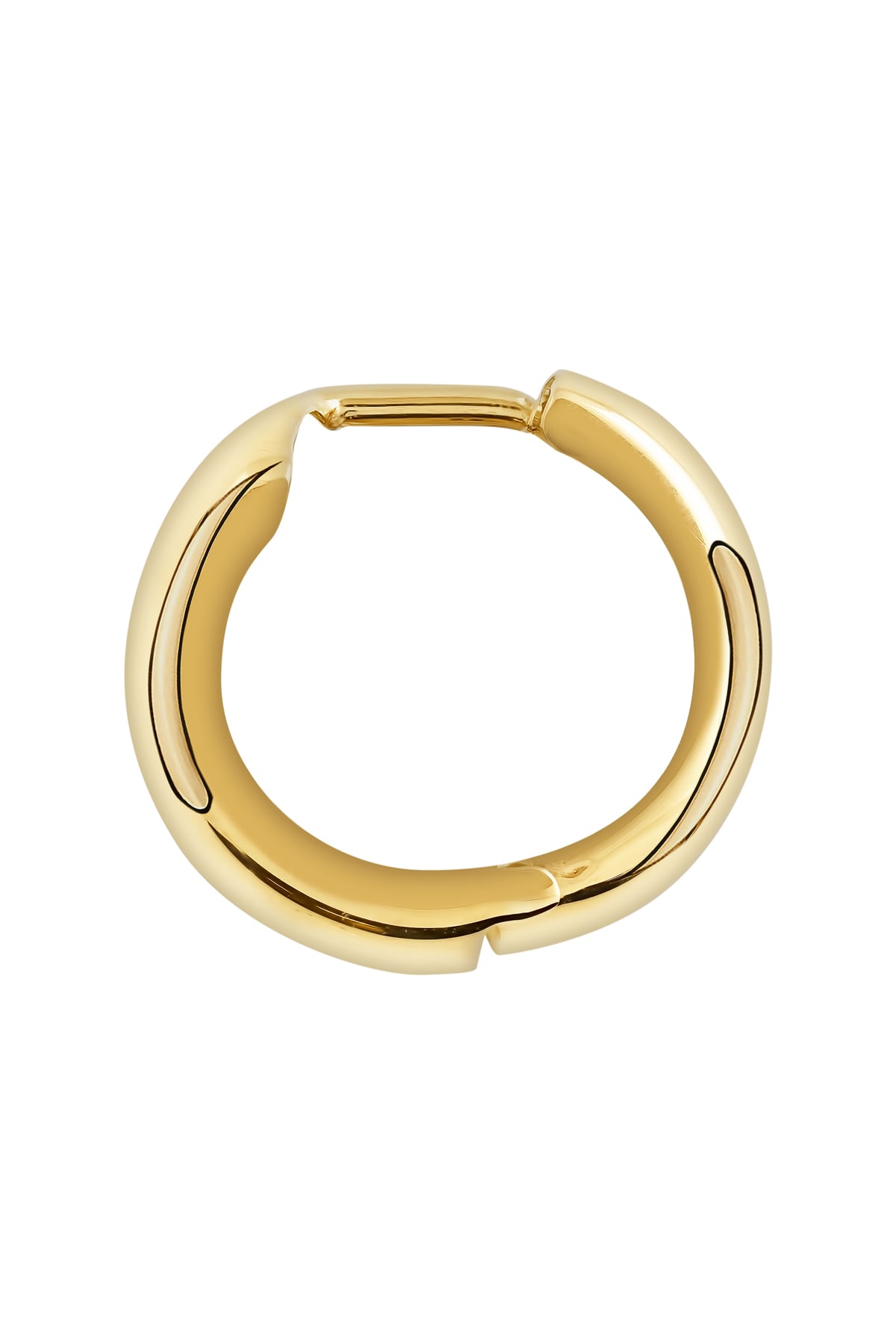 7.5mm Wide Plain Huggie Earrings In 9 Carat Yellow Gold available from LeGassick Fine Jewellery, Gold Coast, Australia. Showrooms at Pacific Fair and Runaway Bay Centre.