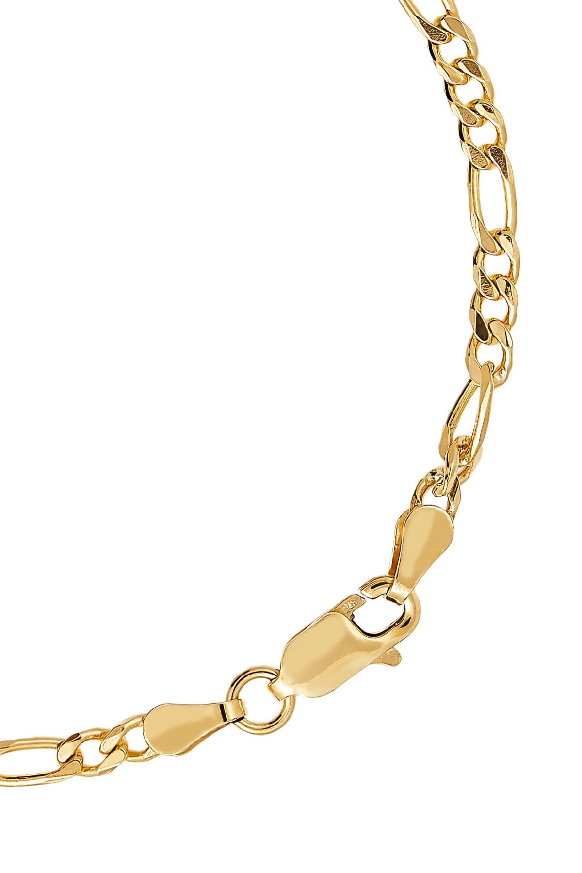 Bevelled Diamond Cut Figaro Bracelet In 9 Carat Yellow Gold available from LeGassick Fine Jewellery, Gold Coast, Australia. Showrooms at Pacific Fair and Runaway Bay Centre.