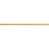 Diamond Cut Foxtail Chain In 9 Carat Yellow Gold available from LeGassick Fine Jewellery, Gold Coast, Australia. Showrooms at Pacific Fair and Runaway Bay Centre.