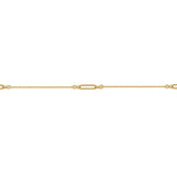 Fancy Cable with Paper Clip Necklet In 9 Carat Yellow Gold available from LeGassick Fine Jewellery, Gold Coast, Australia. Showrooms at Pacific Fair and Runaway Bay Centre.