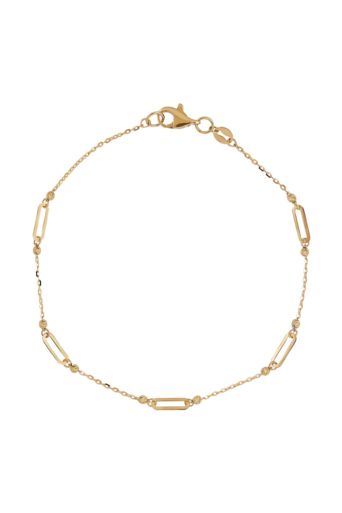 Fancy Cable with Paperclip Link Bracelet In 9 Carat Yellow Gold available from LeGassick Fine Jewellery, Gold Coast, Australia. Showrooms at Pacific Fair and Runaway Bay Centre.