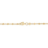 Flat Disc Necklet In 9 Carat Yellow Gold available from LeGassick Fine Jewellery, Gold Coast, Australia. Showrooms at Pacific Fair and Runaway Bay Centre.