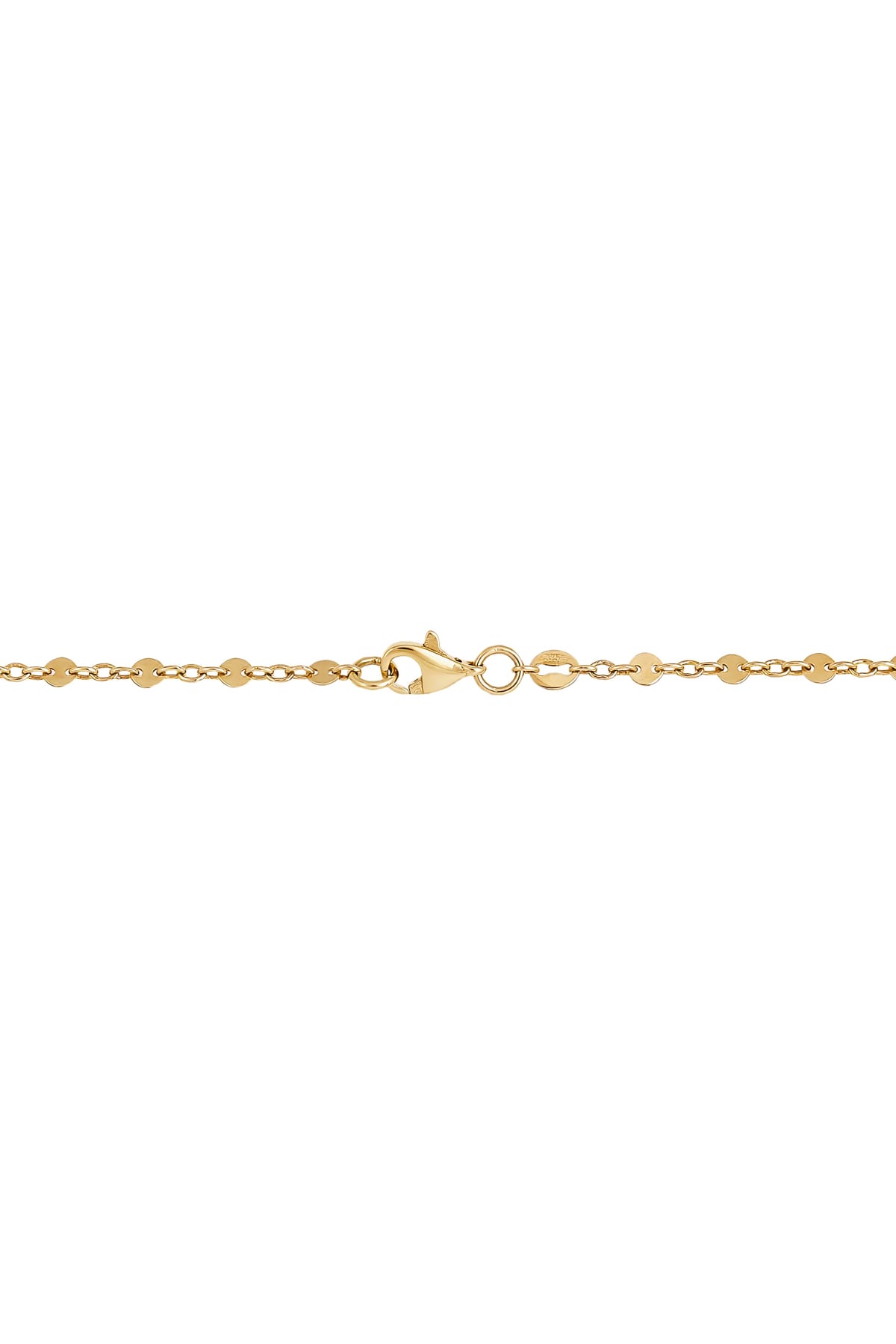 Flat Disc Necklet In 9 Carat Yellow Gold available from LeGassick Fine Jewellery, Gold Coast, Australia. Showrooms at Pacific Fair and Runaway Bay Centre.